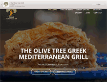 Tablet Screenshot of olivetreegrill.com